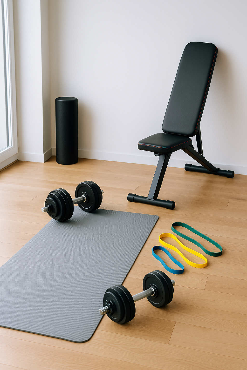 material básico para montar un gimnasio en casa