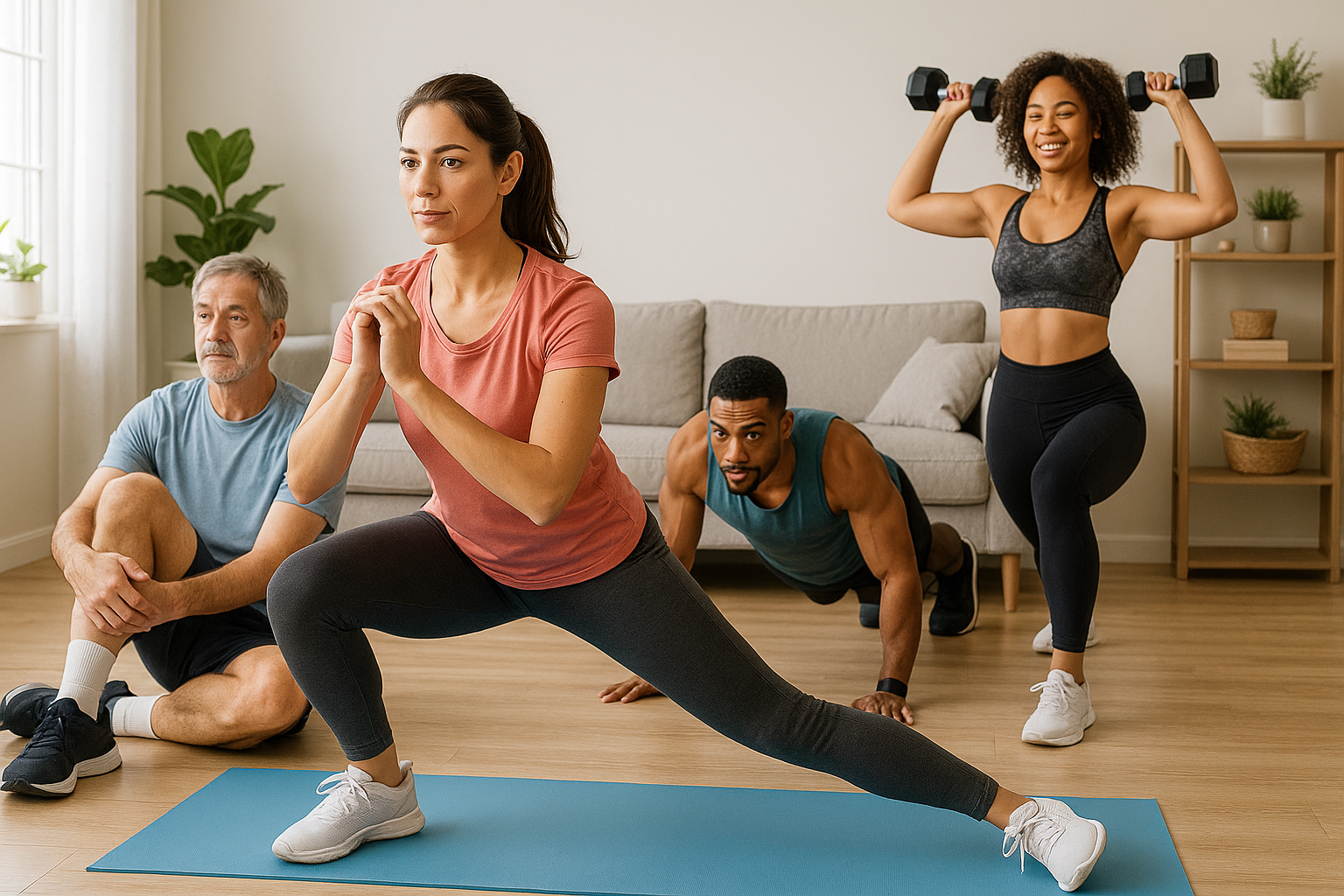 Rutinas de entrenamiento en casa para todos los niveles