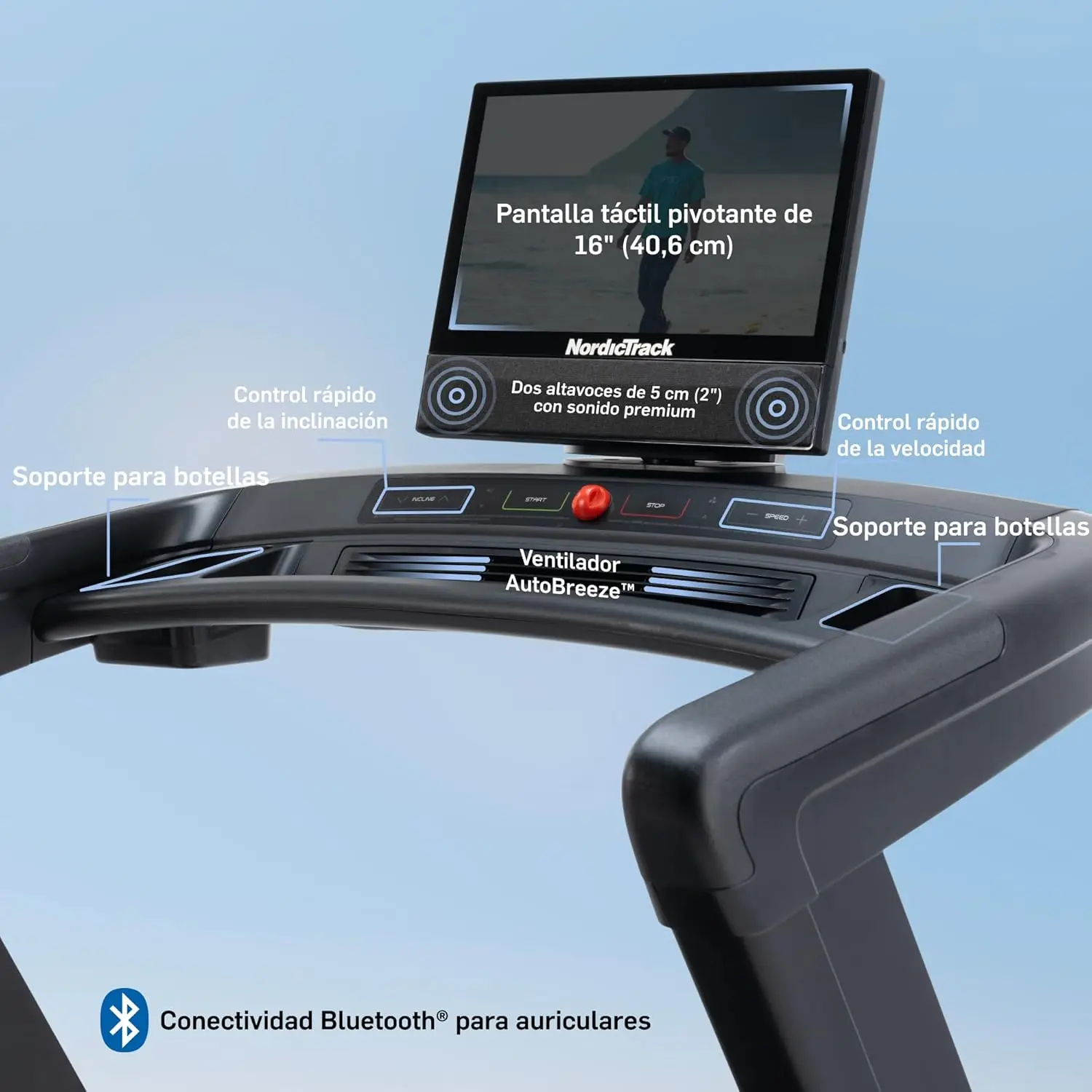 Pantalla táctil iFit NordicTrack 1750
