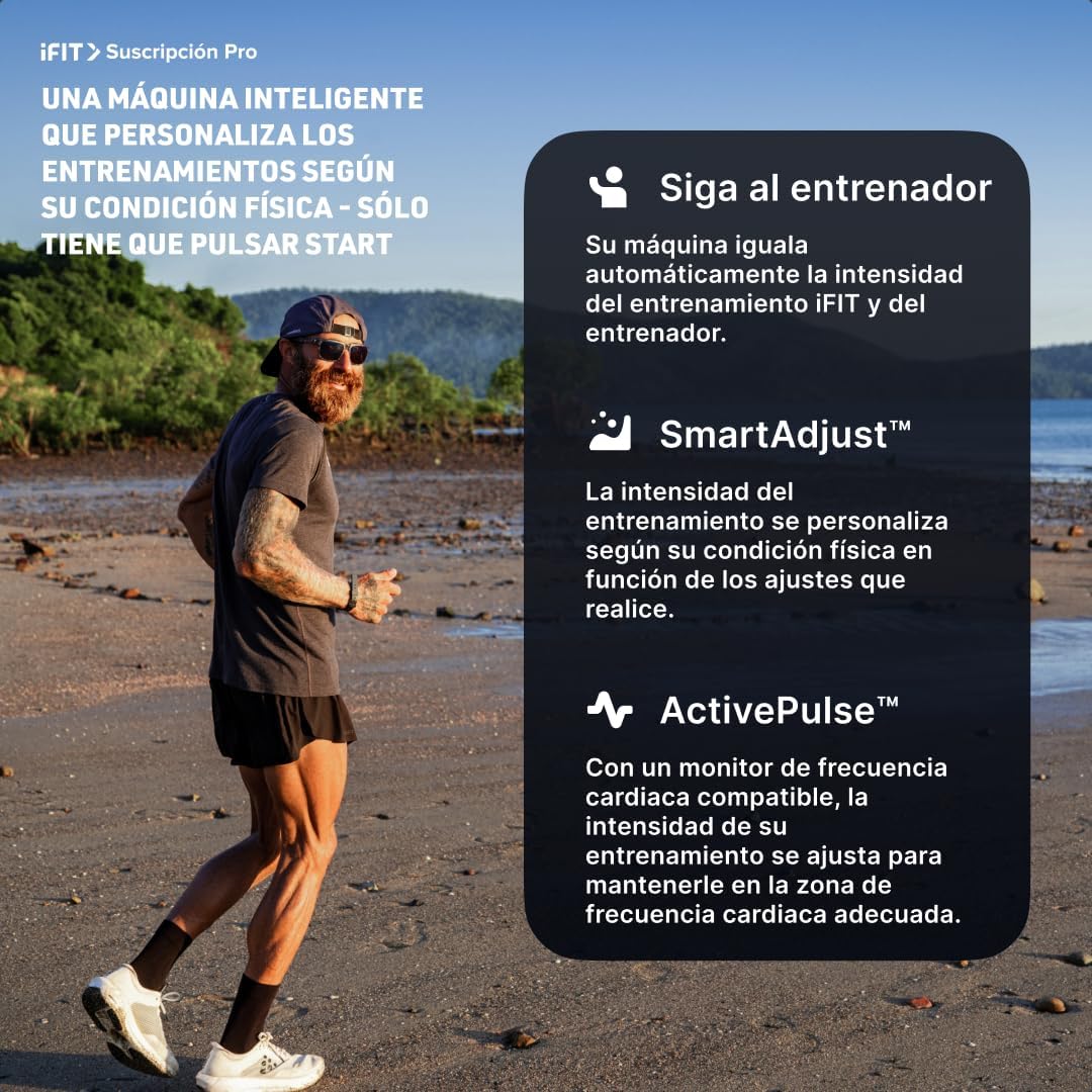 Usuario corriendo en NordicTrack 1750