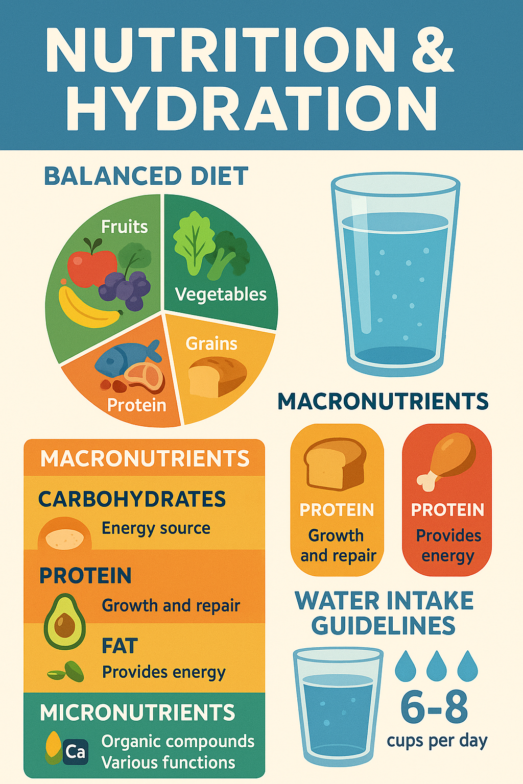 Cómo empezar a correr – infografía de nutrición e hidratación